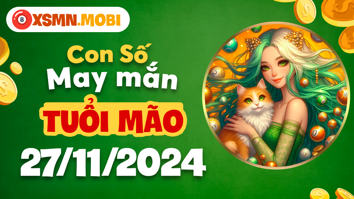 Các con số thu hút may mắn trong ngày 27/11/2024 của tuổi Mão